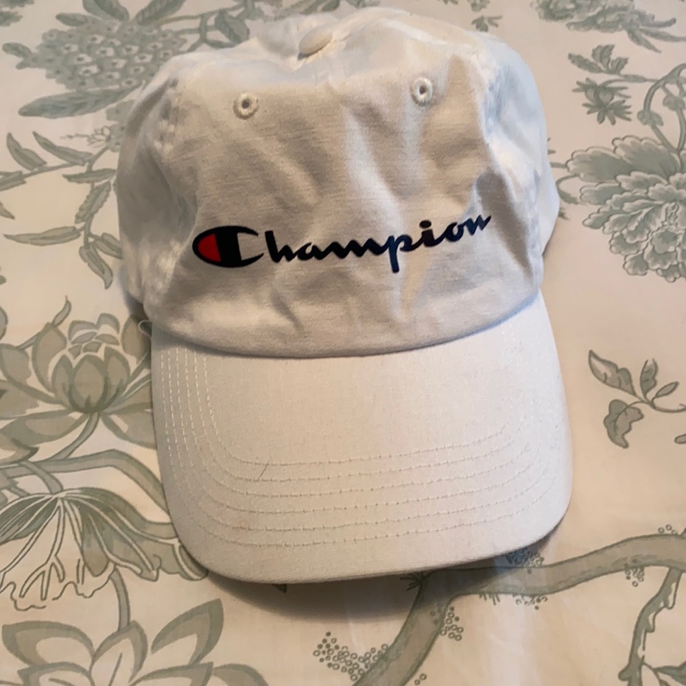 White Champion Hat